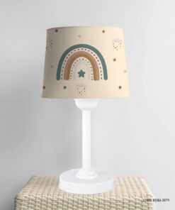 آباژور اتاق دخترانه طرح رنگین کمانی مدل Hello Sunshine