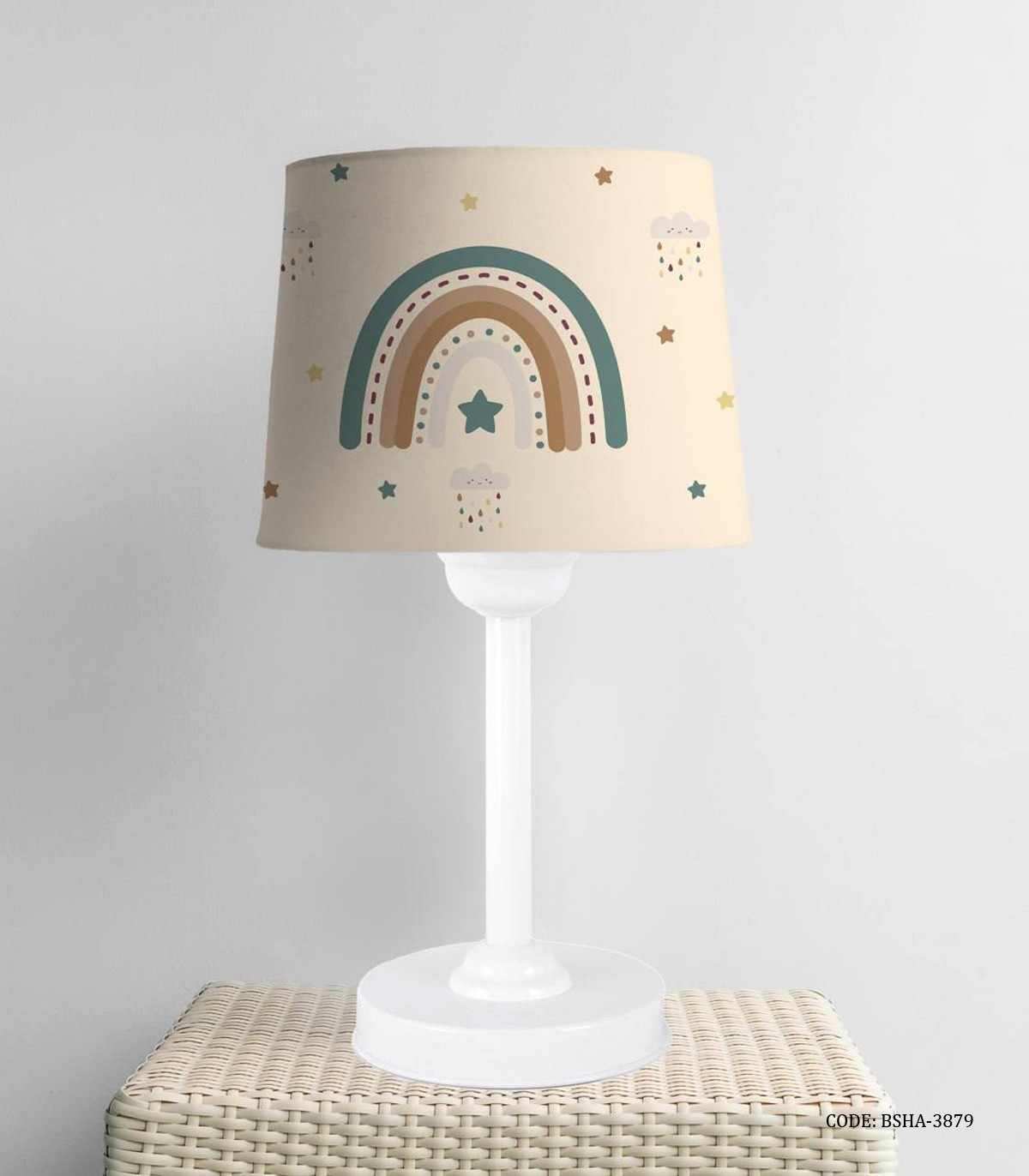 آباژور اتاق دخترانه طرح رنگین کمانی مدل Hello Sunshine