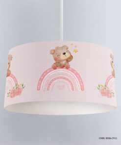 لوستر اتاق دخترانه طرح خرس و رنگین کمان مدل Sweet Lady
