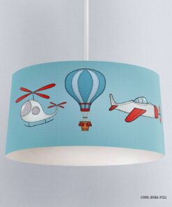 لوستر اتاق پسرانه طرح بالون و هواپیما مدل Travel