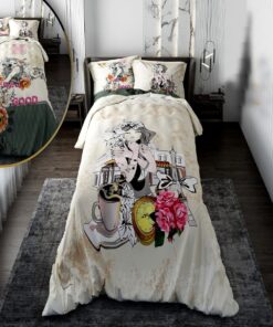 روتختی دخترانه با لحاف دو رویه طرح دختر عکاس مدل Photographer