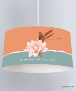 لوستر اتاق دخترانه طرح دختر مدل Be the Best Version of You