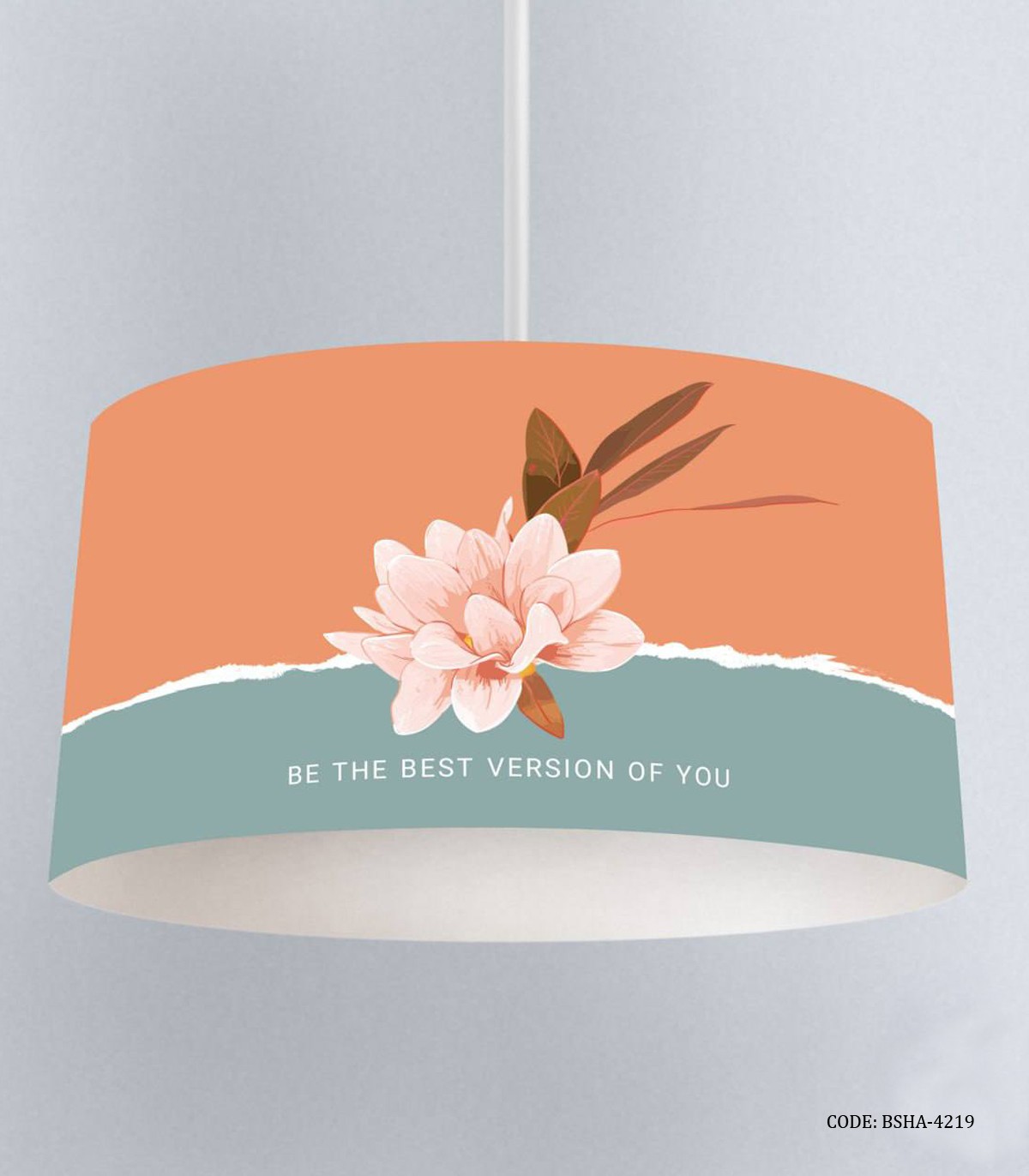 لوستر اتاق دخترانه طرح دختر مدل Be the Best Version of You