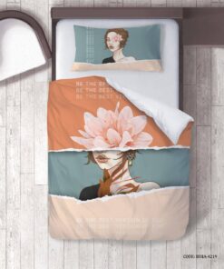 سرویس روتختی دخترانه طرح دختر مدل Be the Best Version of You