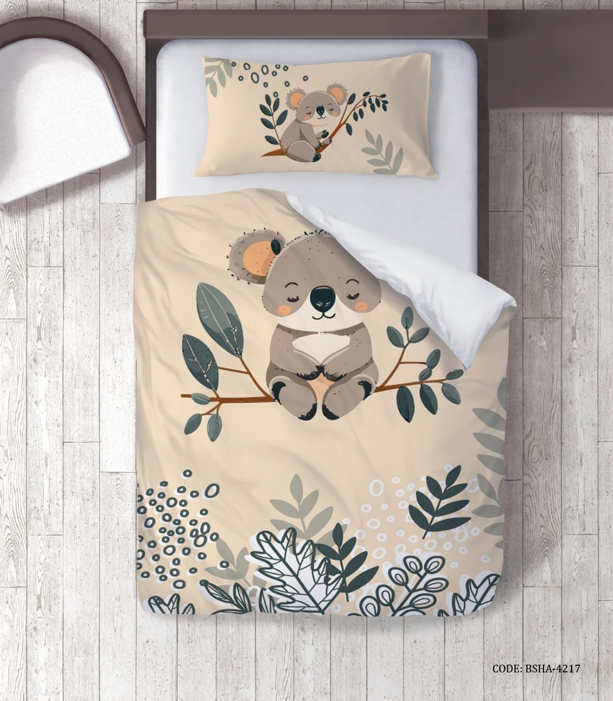 روتختی پسرانه 4 تکه طرح کوآلا مدل Koala