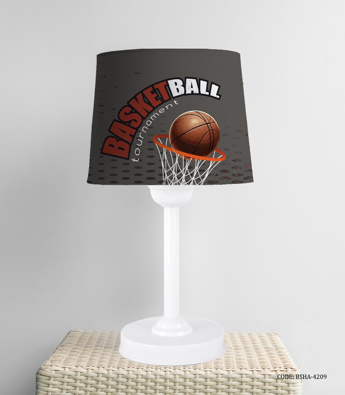 آباژور اتاق پسرانه طرح خرس تدی بسکتبالیست مدل Basketball