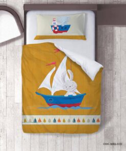 روتختی پسرانه 4 تکه طرح فیل و خرگوش مدل Boat