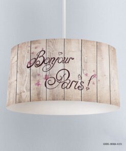 لوستر اتاق دخترانه طرح دختر مدل Bonjour Paris