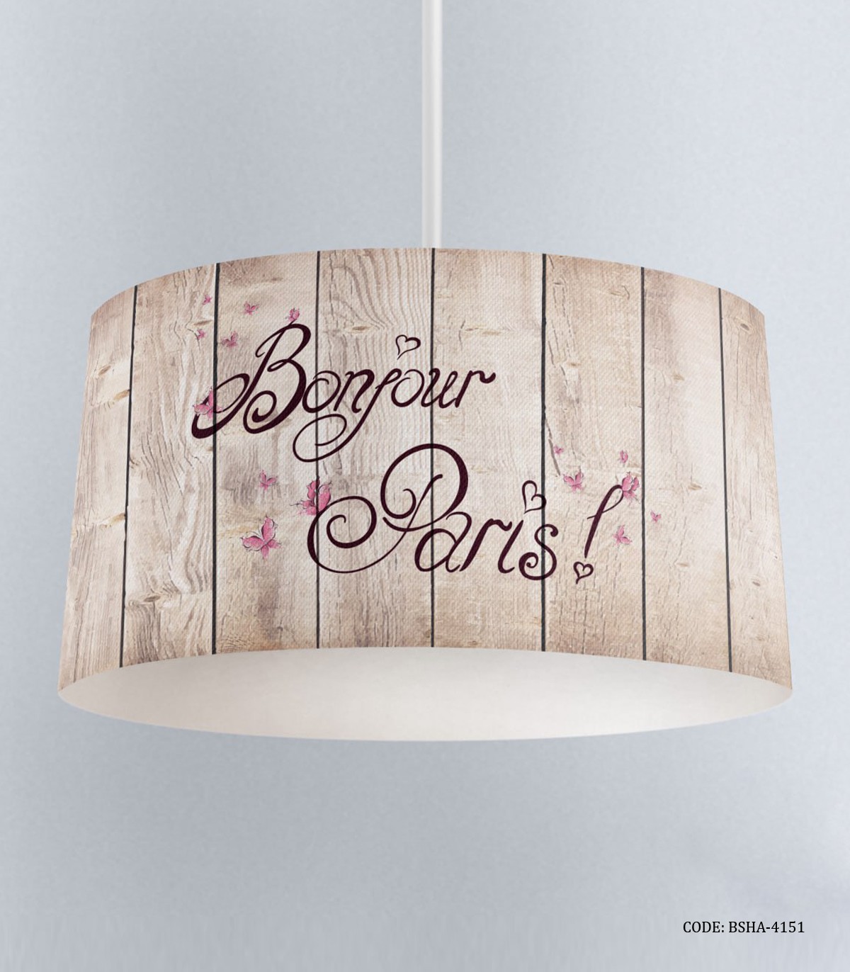 لوستر اتاق دخترانه طرح دختر مدل Bonjour Paris