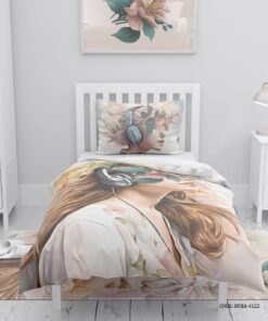 روتختی دخترانه 4 تکه طرح دختر مدل لیلیوم