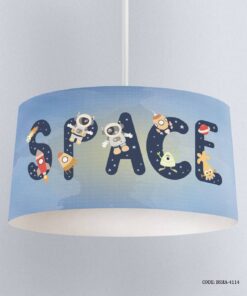 لوستر اتاق پسرانه طرح فضانوردی مدل Spzce