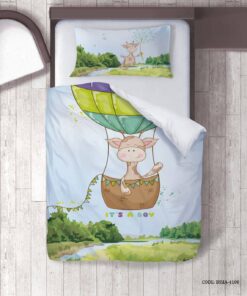 روتختی پسرانه 4 تکه طرح زرافه مدل Happy Giraffe