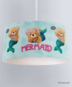 لوستر اتاق دخترانه طرح خرس پری دریایی مدل MERMAID
