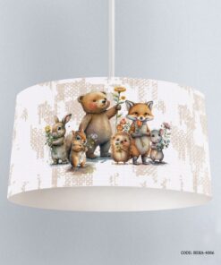 لوستر اتاق پسرانه طرح حیوانات جنگل  مدل Sunflower