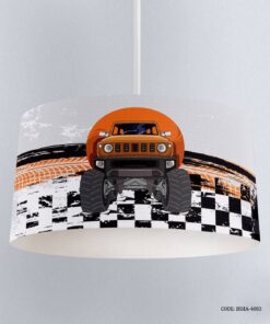 لوستر اتاق پسرانه طرح ماشین مدل Truck Race 1972