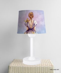 آباژور یاسی بنفش اتاق دخترانه طرح دختر مدل You Are a GEM