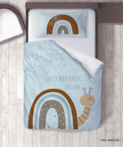 روتختی آبی پسرانه 4 تکه طرح حلزون مدل Snail