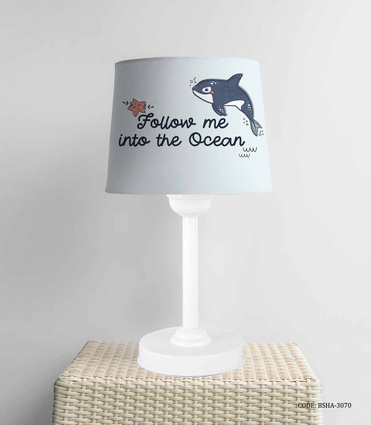 آباژور اتاق پسرانه طرح دلفین مدل In the Ocean