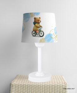 آباژور اتاق پسرانه طرح خرس موتور سوار مدل  Bear Driver
