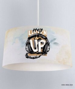 لوستر اتاق پسرانه طرح خرس تدی هدفون دار مدل listen to Music