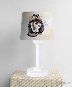 آباژور اتاق پسرانه طرح خرس تدی هدفون دار مدل listen to Music