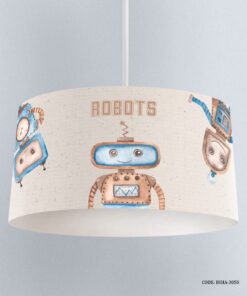 لوستر اتاق پسرانه طرح ربات مدل ROBATS