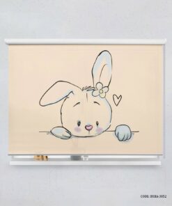 پرده شید اتاق دخترانه طرح خرگوش مدل I am Cute