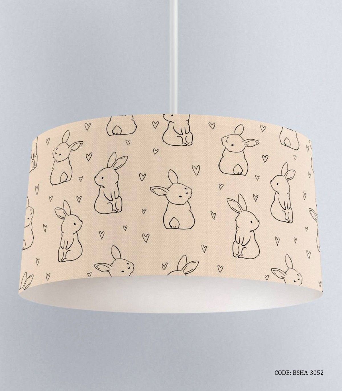 لوستر اتاق دخترانه طرح خرگوش مدل I am Cute