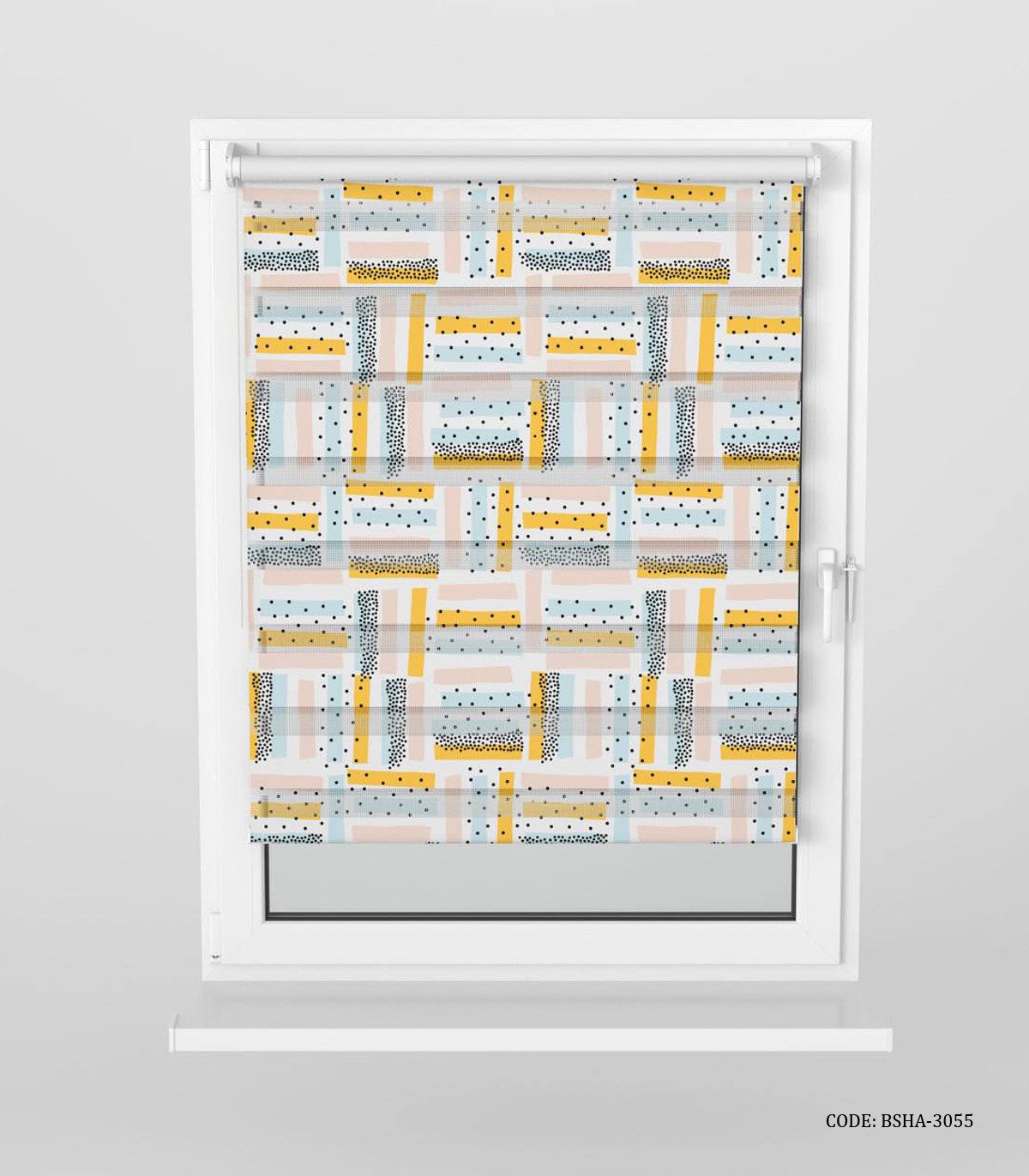 پرده زبرا اتاق پسرانه طرح خرس قطبی مدل It"s Winter