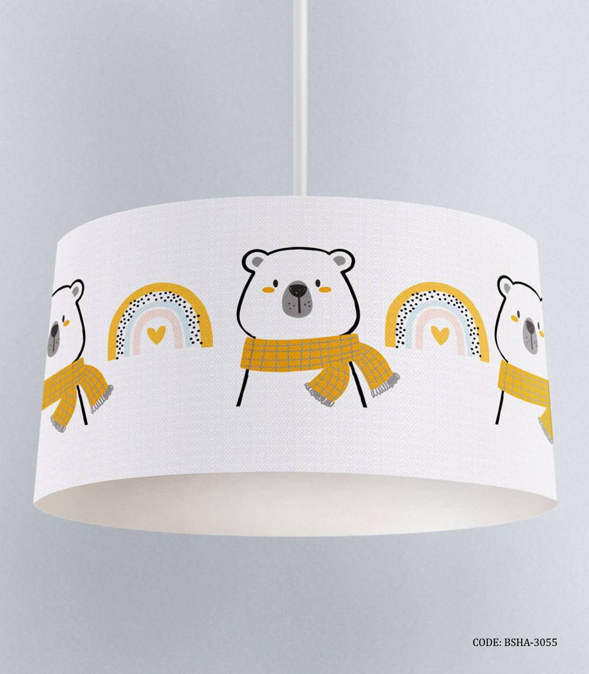 لوستر اتاق پسرانه طرح خرس قطبی مدل It"s Winter