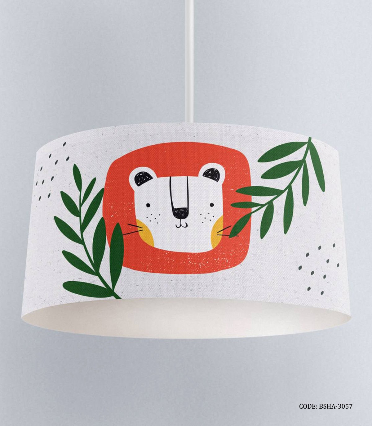 لوستر اتاق پسرانه طرح شیر مدل King of the Forest