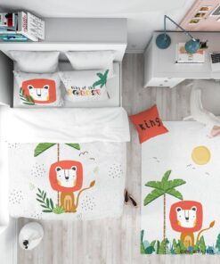 روتختی کودک پسرانه طرح شیر مدل King of the Forest