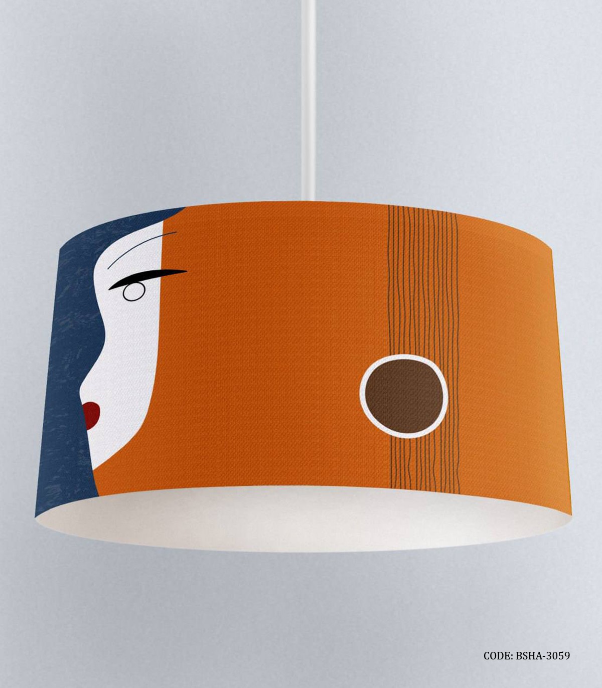 لوستر اتاق دخترانه طرح نیمرخ مدل Sideview