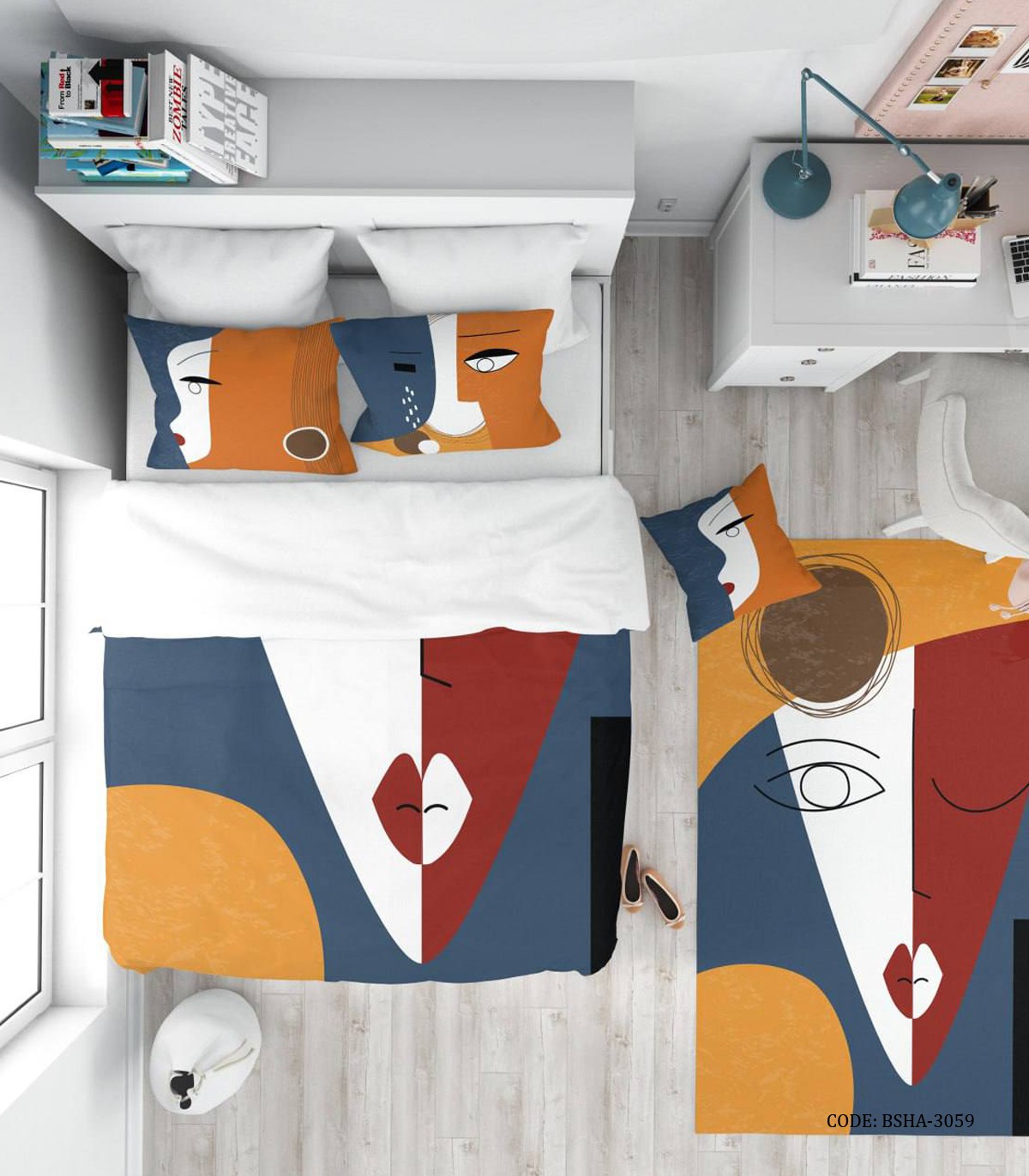 روتختی کودک دخترانه طرح نیمرخ مدل Sideview