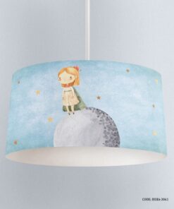 لوستر اتاق دخترانه طرح مسافر زمین