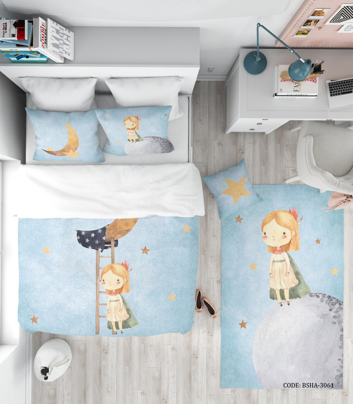 روتختی کودک دخترانه طرح مسافر زمین