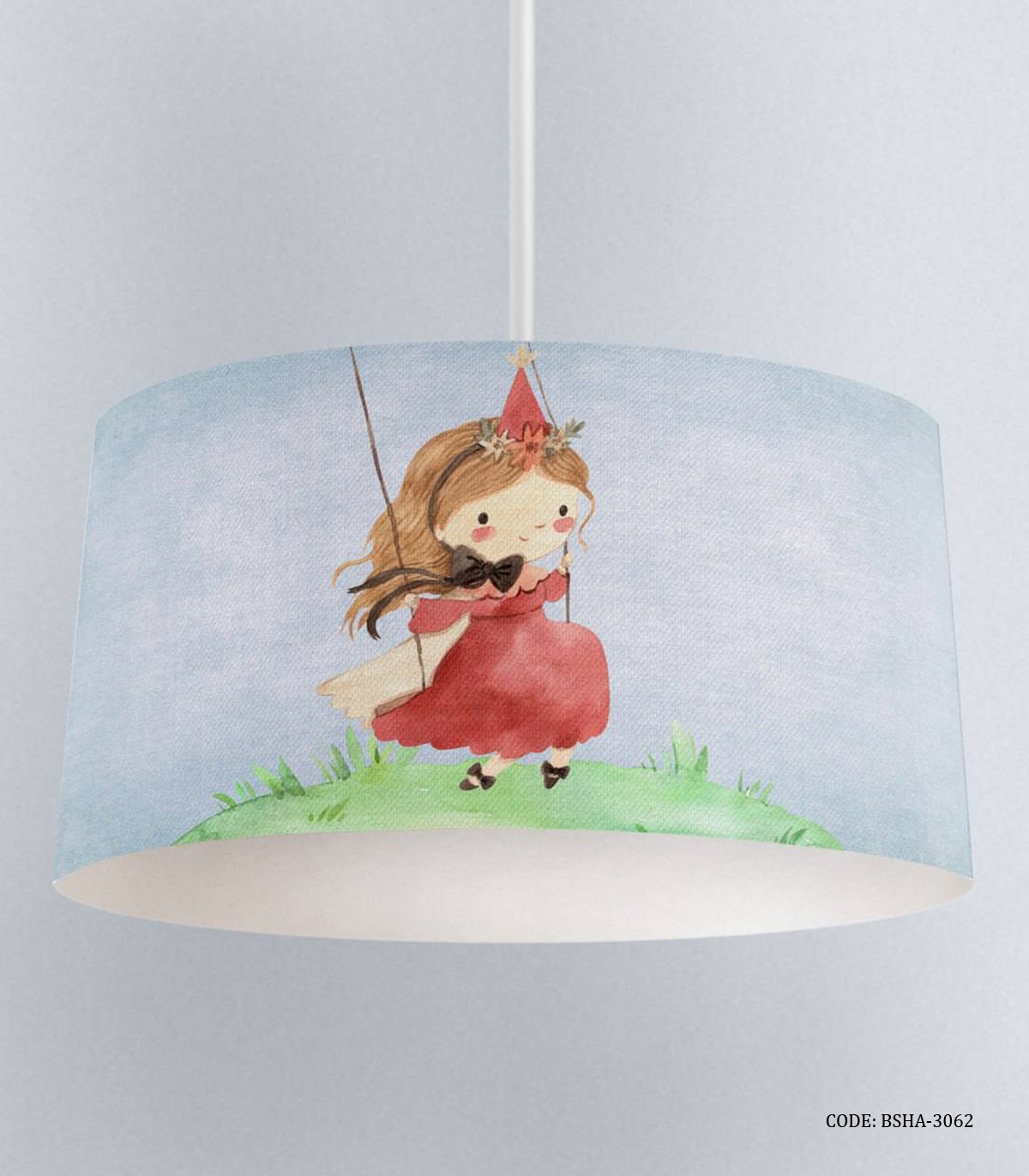 لوستر اتاق دخترانه طرح دختر تاب سور مدل Swing