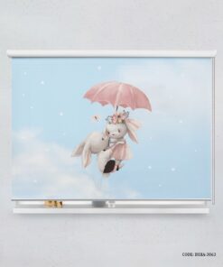 پرده شید اتاق دخترانه طرح خرگوش مدل Be Free