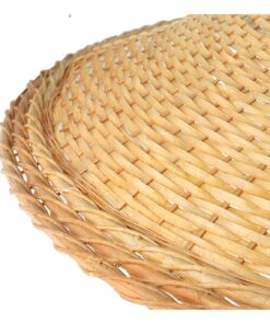 لوستر آویز حصیری ساده مدل ملیسا