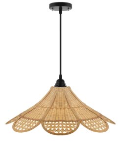 لوستر حصیری اتاق خواب مدل ستاره