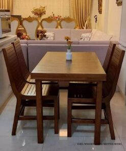 صندلی ناهارخوری چوبی مدرن مدل کرکره ای