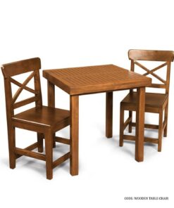 صندلی چوبی ناهارخوری مدل ضربدری