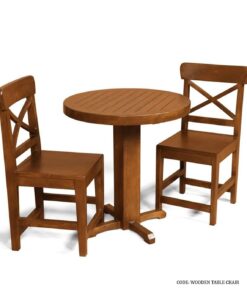 صندلی چوبی ناهارخوری مدل ضربدری