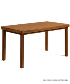 میز ناهارخوری چوبی 6 نفره مستطیل مدل سوین