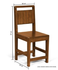 ست میز و صندلی ناهار خوری  چوبی شش نفره مدل سوین