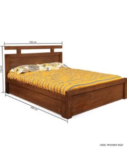 تخت خواب چوبی دونفره و یک نفره مدل روناک