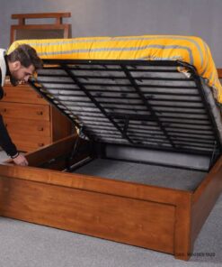 تخت خواب چوبی دونفره و یک نفره مدل روناک