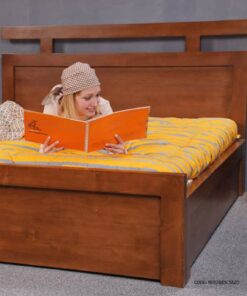 تخت خواب چوبی دونفره و یک نفره مدل روناک