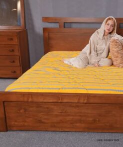 تخت خواب چوبی دونفره و یک نفره مدل روناک