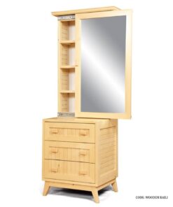 میز آرایش و دراور سه کشو چوبی مدل  رونیکا